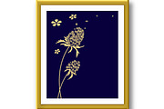 Vector flower background. Graphic, a Decorative Illustration by RODINA (Thumbnail 2 of 3)