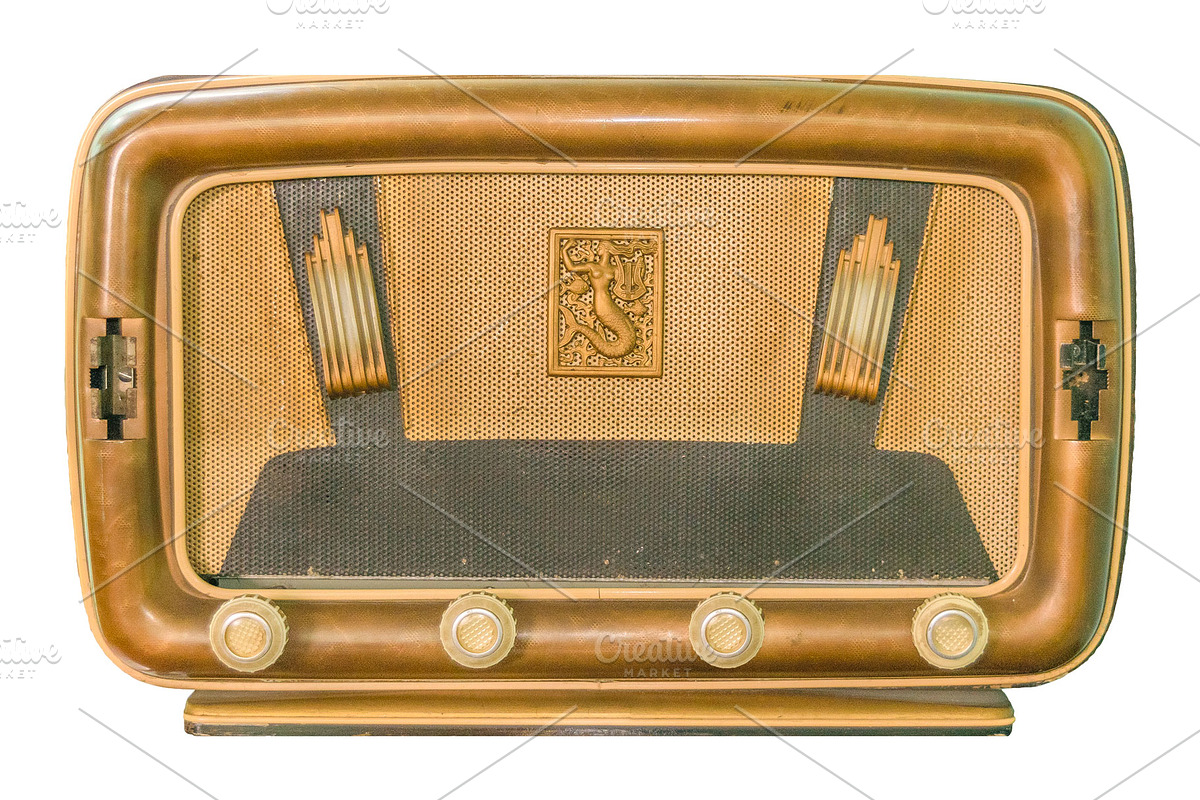 8 Isolated Old Radios Photos PNG+JPG, a Technology Photo by DanFLCreativo (Photo 2 of 3)