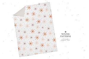 Winter Patterns Watercolor Set