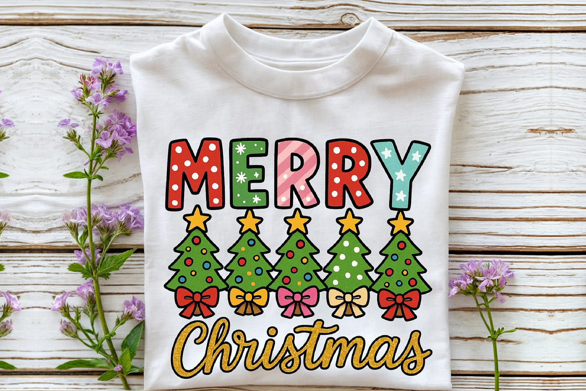 Merry Christmas PNG, Sublimation Png, a Seasonal Illustration by Rose Art (Photo 2 of 4)