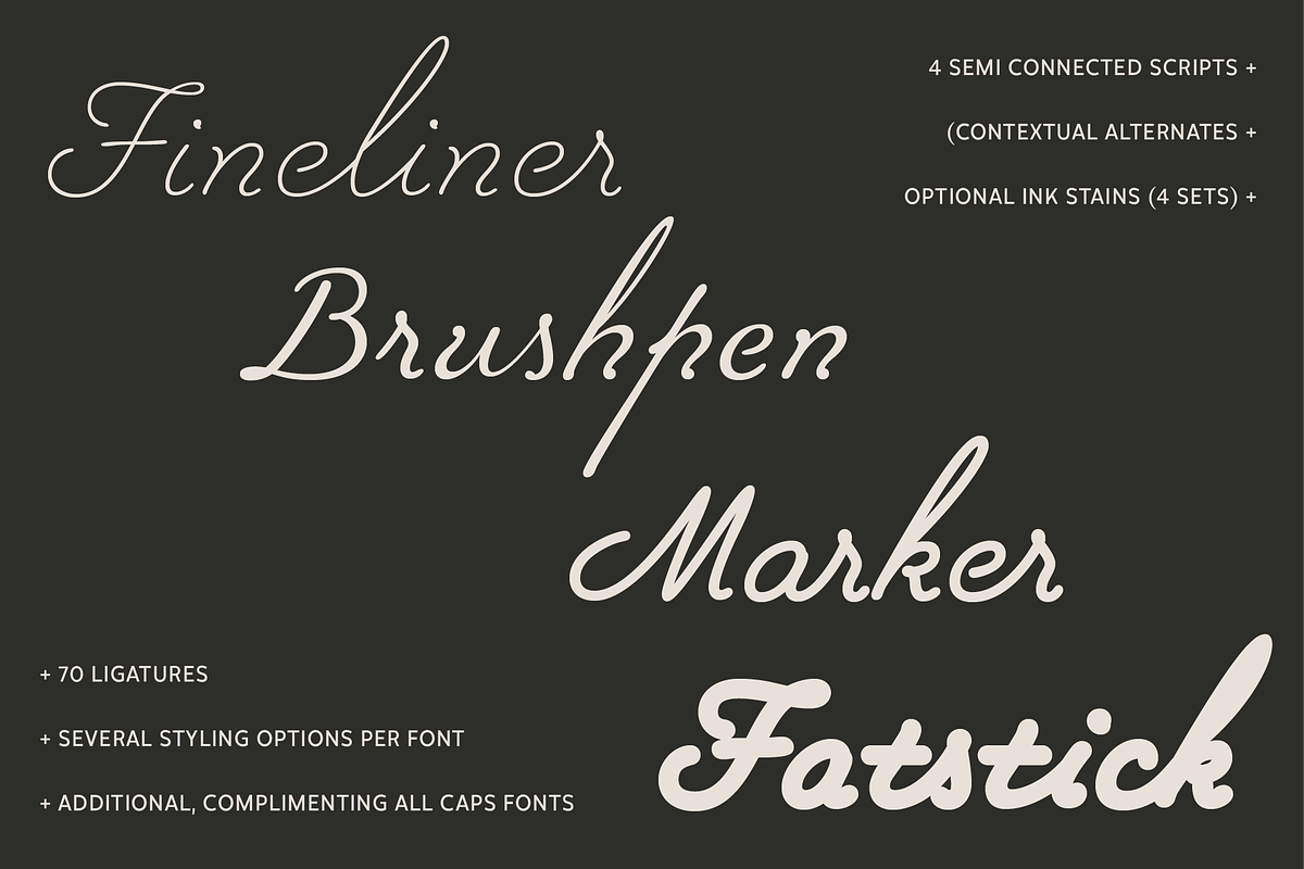 Italix - Script Font Family, a Handwritten Font by Punch (Photo 5 of 10)