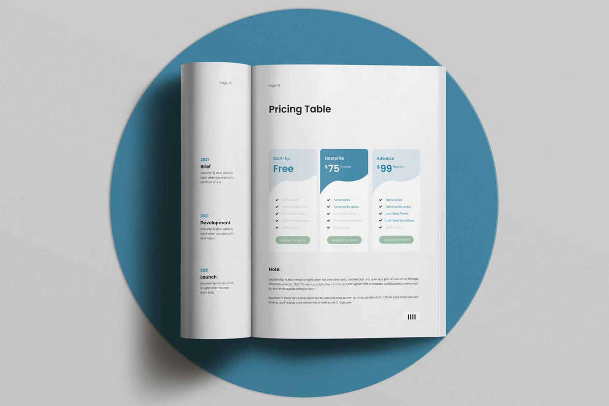 Creative Proposal, a Brochure Template by KreateTribe (Photo 4 of 8)