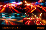 Motion Curvy Urban Roads. 77 images, an Abstract Photo by Handmadefont (Thumbnail 6 of 15)