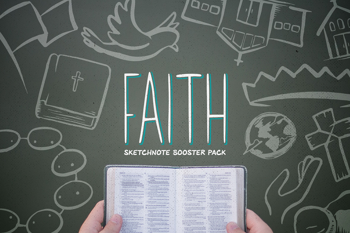 Faith: Sketchnote Booster Pack, an Illustration by Mitch Made (Photo 1 of 2)