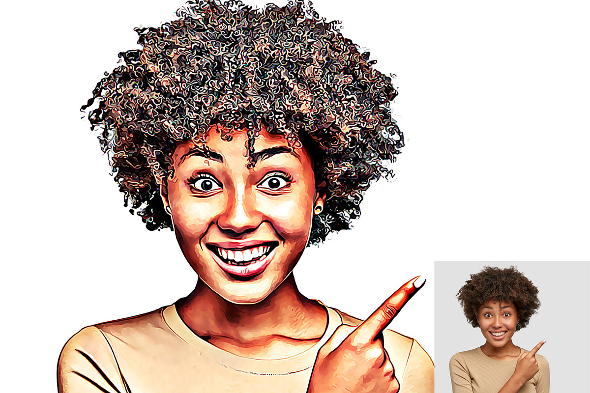 Pro Digital Oil Photoshop Action, an Action Add-On by Studio Retouch (Photo 12 of 13)