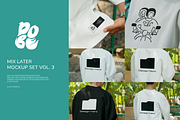Mix Later Mockup Set - Vol 3, a Shirt Mockup by DOBE Studio (Thumbnail 1 of 4)