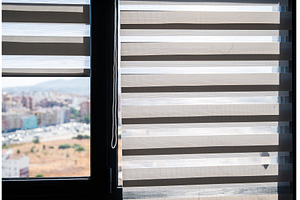 Vertical Window Frame With Zebra, an Architecture Photo by volodymyrshtun13795