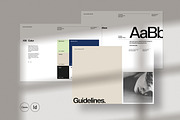 Brand Guideline Templates - CANVA, a Branding & Logo Template by evgenystudio (Thumbnail 1 of 17)