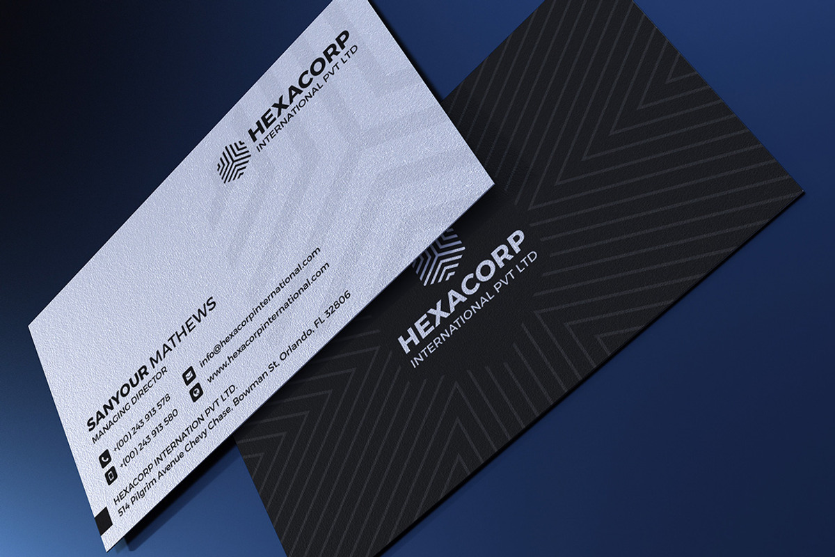 100 Modern Business Card Bundle, a Business Card Template by GraphicsEgg (Photo 45 of 102)