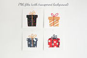Set of Christmas gift boxes, an Object Illustration by YuskinKot (Thumbnail 5 of 5)