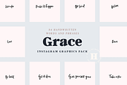 Grace Hand lettered Quotes, a Social Media Template by Head of House (Thumbnail 1 of 3)