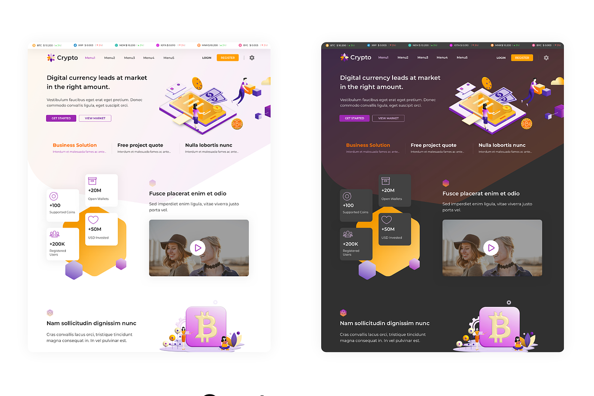 Nirwana HTML Landing Page Collection, a HTML Template by UInstrument (Photo 11 of 19)