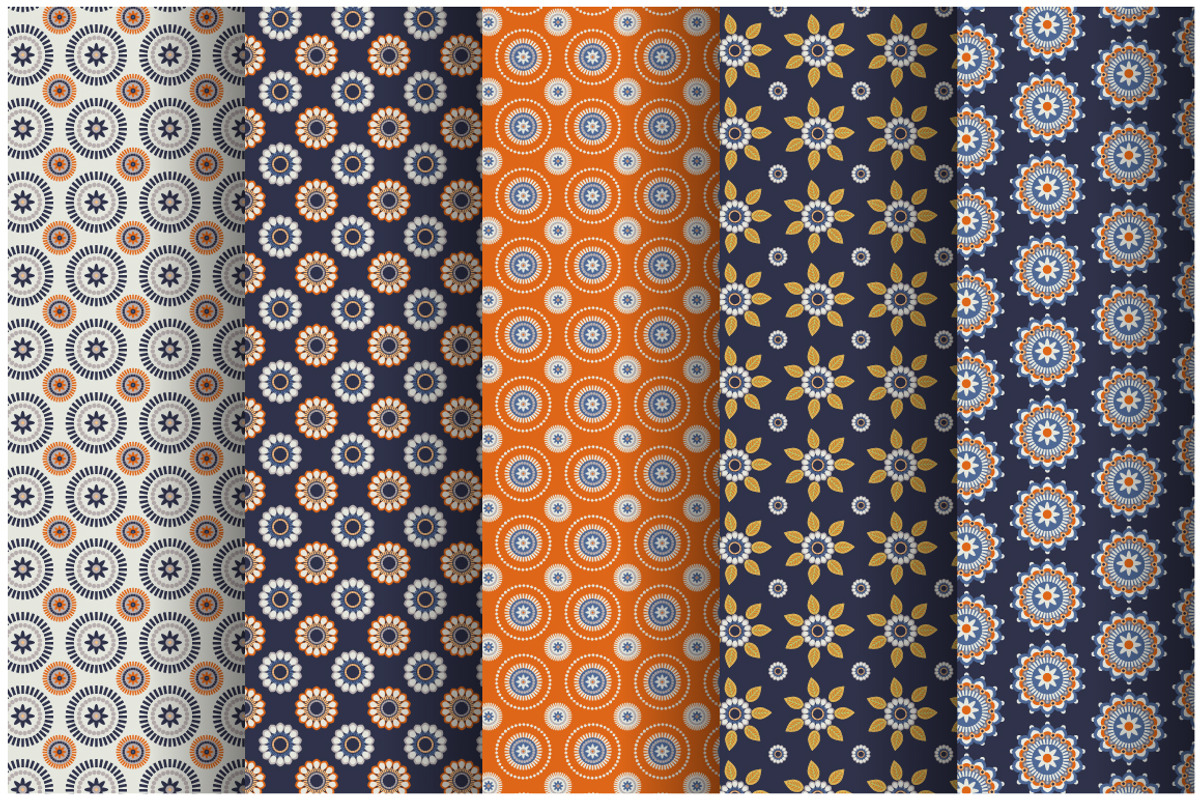 Set of seamless pattern (swathes)
