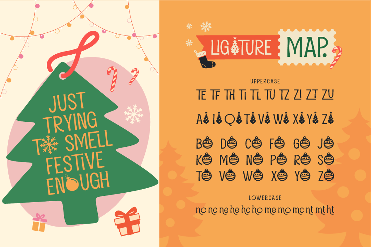 Santa Palma - Playful Christmas, a Sans Serif Font by Artisan Themes (Photo 7 of 12)