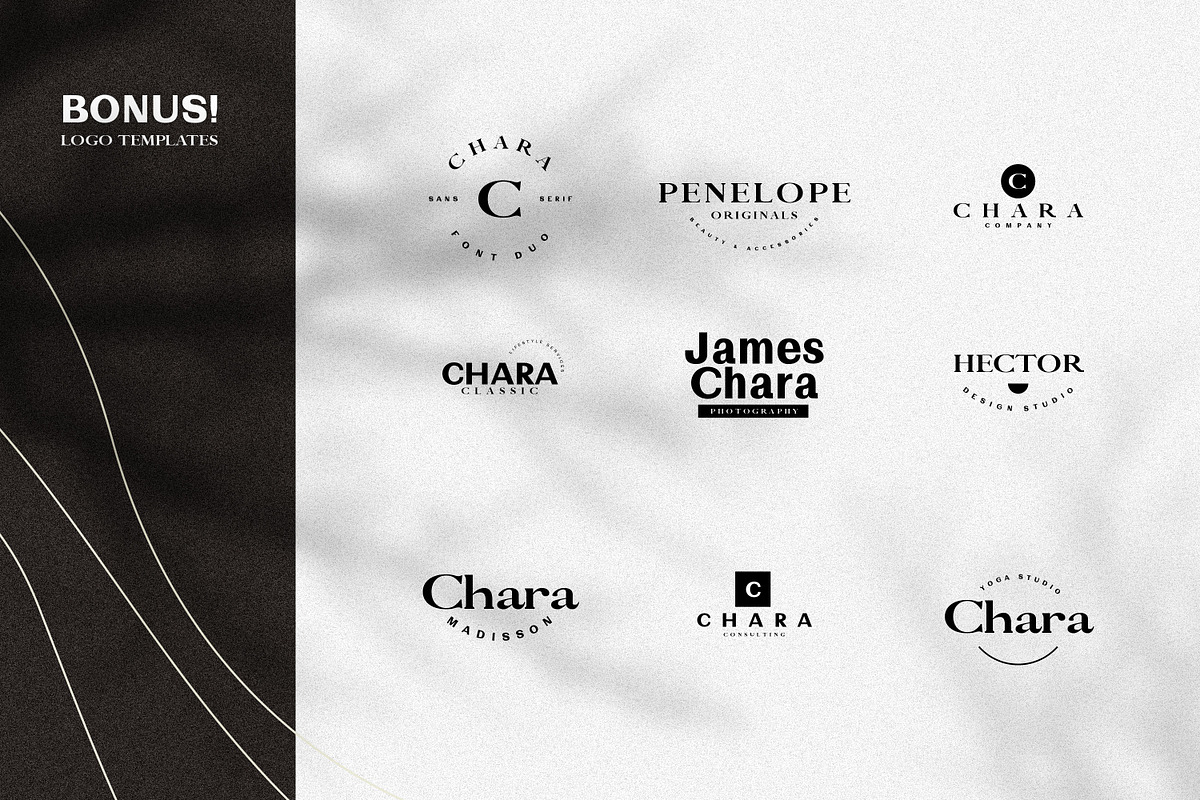 Chara - Sans Serif & Serif Duo preview 7
