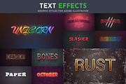 100 Vector Text Effects | Part 2, a Layer Style Add-On by rwgusev (Thumbnail 2 of 11)