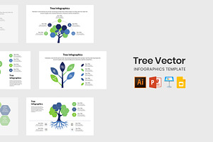 Tree Vector Infographics Template