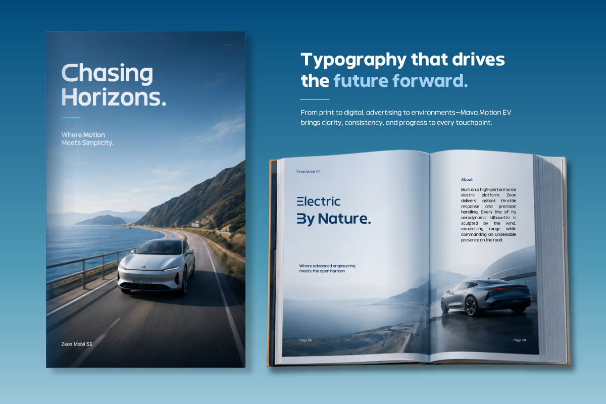MavaMotionEV - Electric Vehicle Sans, a Sans Serif Font by productype1 (Photo 6 of 12)