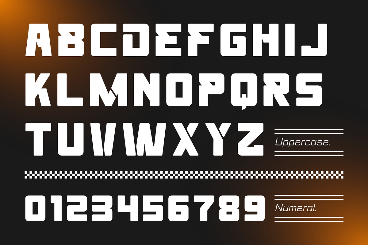 AxzerSports - Automotive Racing Logo, a Sans Serif Font by Nirmana Visual (Photo 10 of 15)