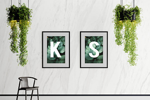Double Wall Frame Mockup
