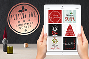 Festive Fun Social Media Quotes Pack, a Social Media Template by Garlic Friday Design (Thumbnail 1 of 3)