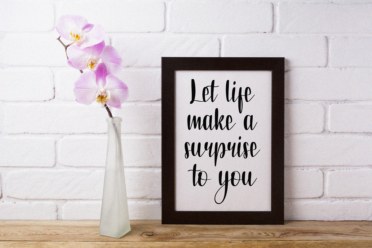 Flanela Monicha, a Script Font by Essentials Studio (Photo 3 of 8)