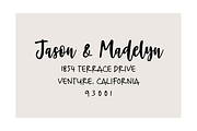 July Second Font Duo, a Script Font by etigletters (Thumbnail 8 of 11)