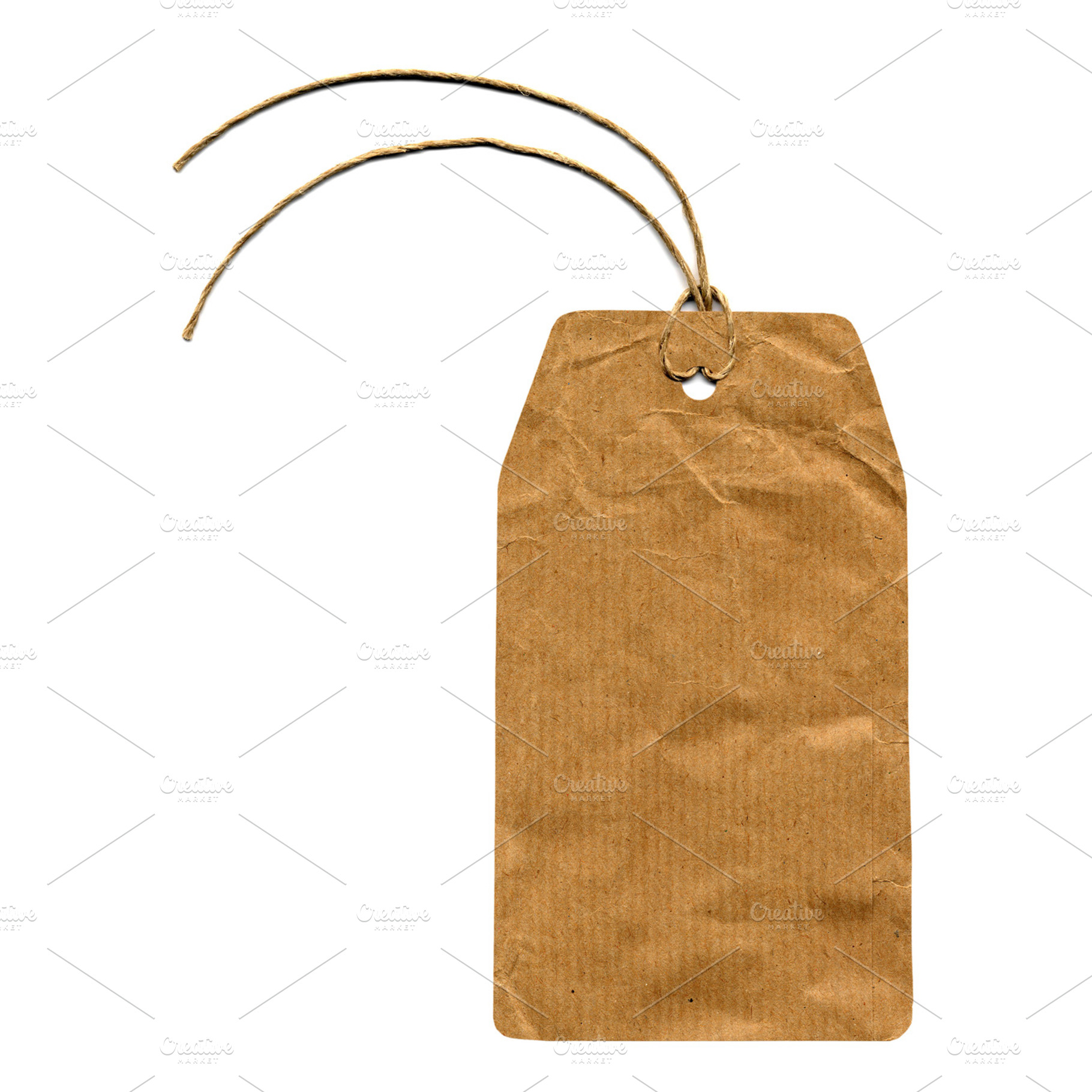 Tag containing tag, label, and price