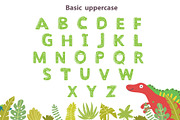 Dinosaur Cute Font, a Script Font by AnkaDrozd (Thumbnail 2 of 5)