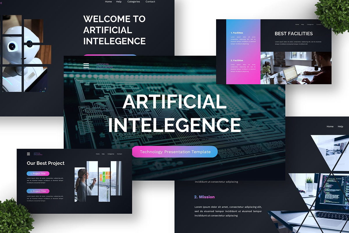Artificial Inteligence - Technology, a Presentation Template by Deepslide Studio (Photo 4 of 6)