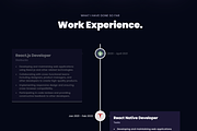 3d Portfolio Template, a React Template by WebMasteryStudio (Thumbnail 2 of 7)