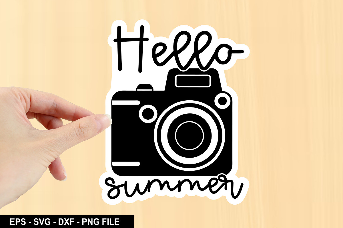 Summer Sticker SVG Bundle, an Illustration by crative8112 (Photo 3 of 11)