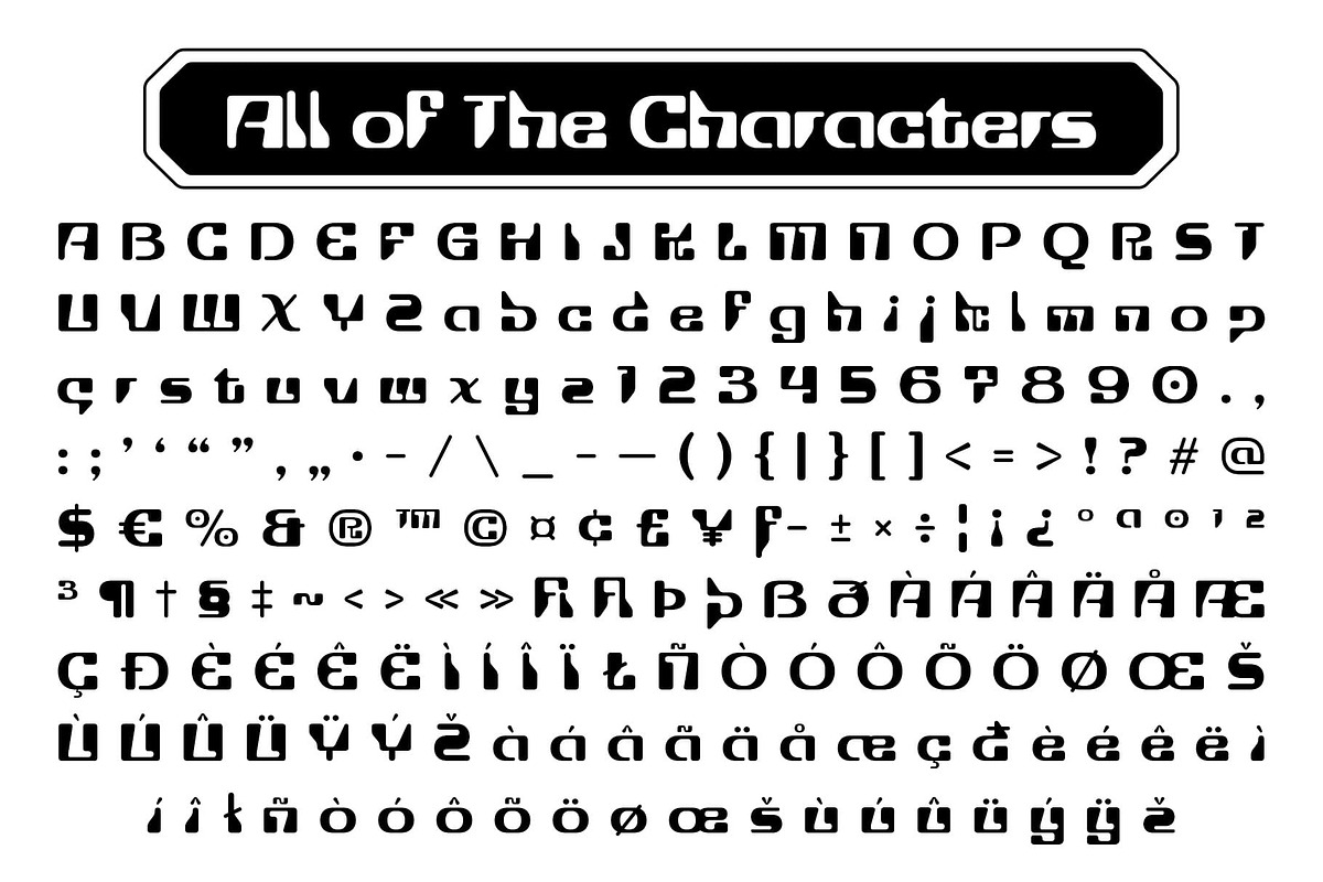 CS Rexa – Futuristic Font, a Sans Serif Font by Craft Supply Co. (Photo 8 of 8)