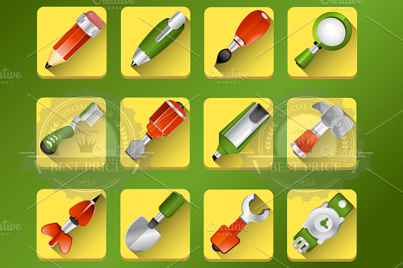 Set Of Different Icons.
