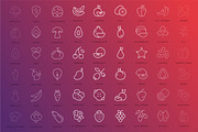 Minimal Food Icons, an Outline Icon by Vineta Rendon (Thumbnail 5 of 9)