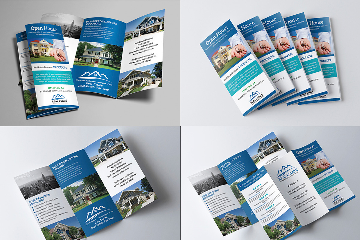 30-Trifold Brochure Bundle, a Brochure Template by AfzaalGraphics (Photo 25 of 31)