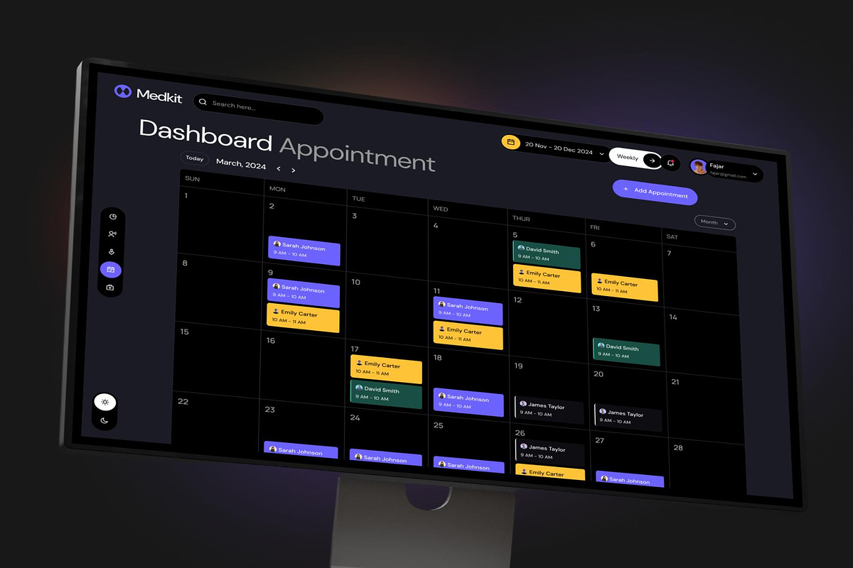 MedKit Medical SaaS Dashboard UI KIT, an UI Kit Template by Creative Perspective (Photo 7 of 7)