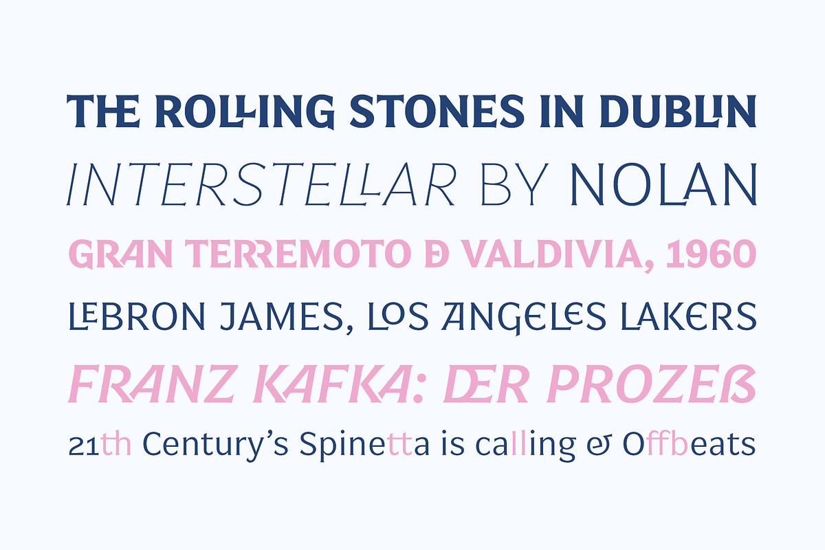 LC Gianluca, a Serif Font by CTCH (Photo 7 of 15)