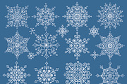 Snowflakes collection.Winter pattern, an Object Graphic by Tatianakost49 (Thumbnail 5 of 5)