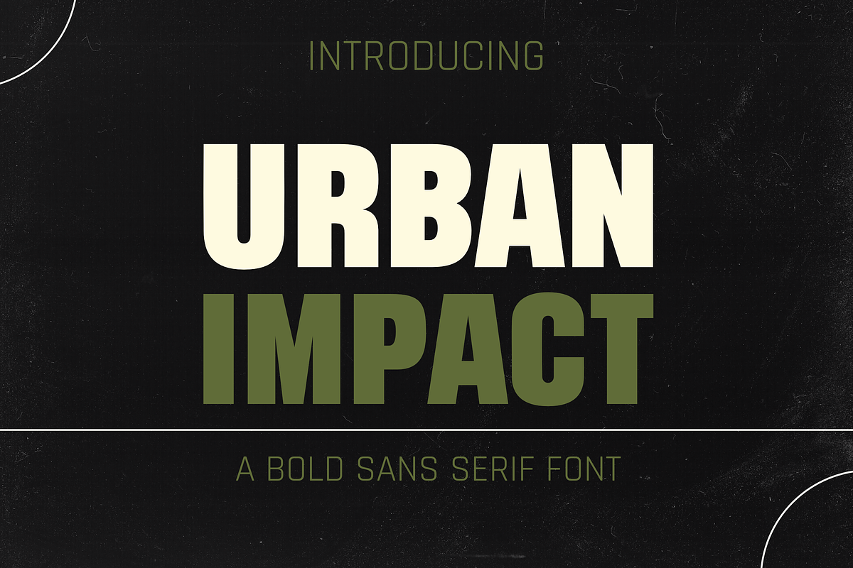 Urban Impact, a Sans Serif Font by RADesigns21 (Photo 1 of 8)