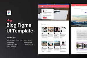 Blog Figma UI Template