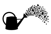 Floral Watering Can Design Bundle, an Illustration by Gaye Art (Thumbnail 26 of 31)