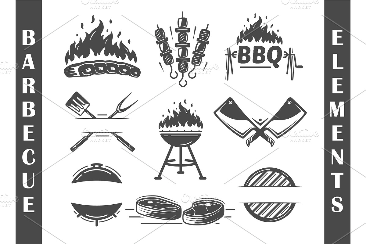 18 BBQ Logos Templates, a Branding & Logo Template by Art Design (Photo 4 of 11)