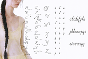 Margaret - Textured Handwritten Font, a Handwritten Font by Lilithcollageart (Thumbnail 5 of 9)