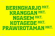 PRAK Podomoro Hand-Cut Display Font, a Serif Font by Healltica.std (Thumbnail 13 of 21)