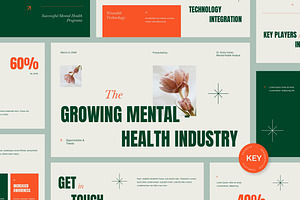 Mental Health Presentation Keynote, a Presentation Template by fakhroo