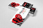 Valentine's Day Ticket Templates, an Invitation Template by Psd Templates (Thumbnail 3 of 3)