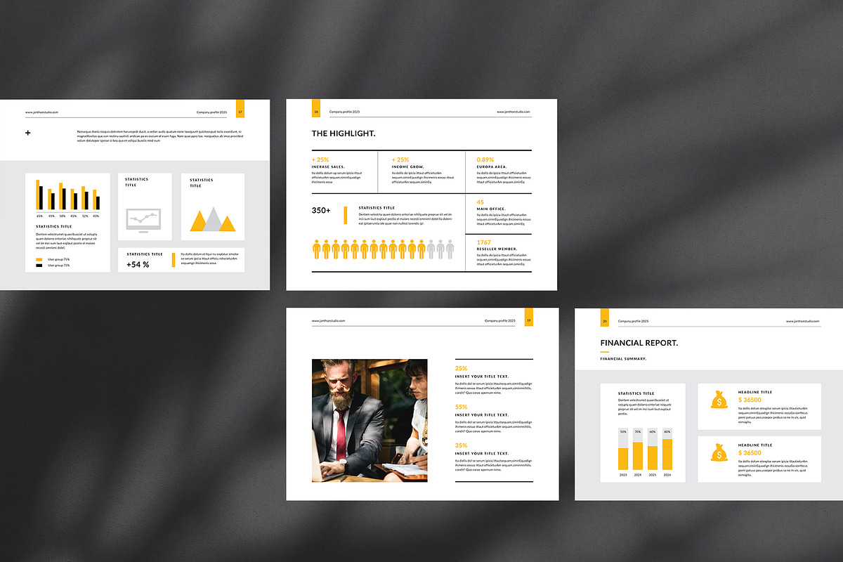 Annual Report Landscape, a Brochure Template by Occy Design (Photo 6 of 7)