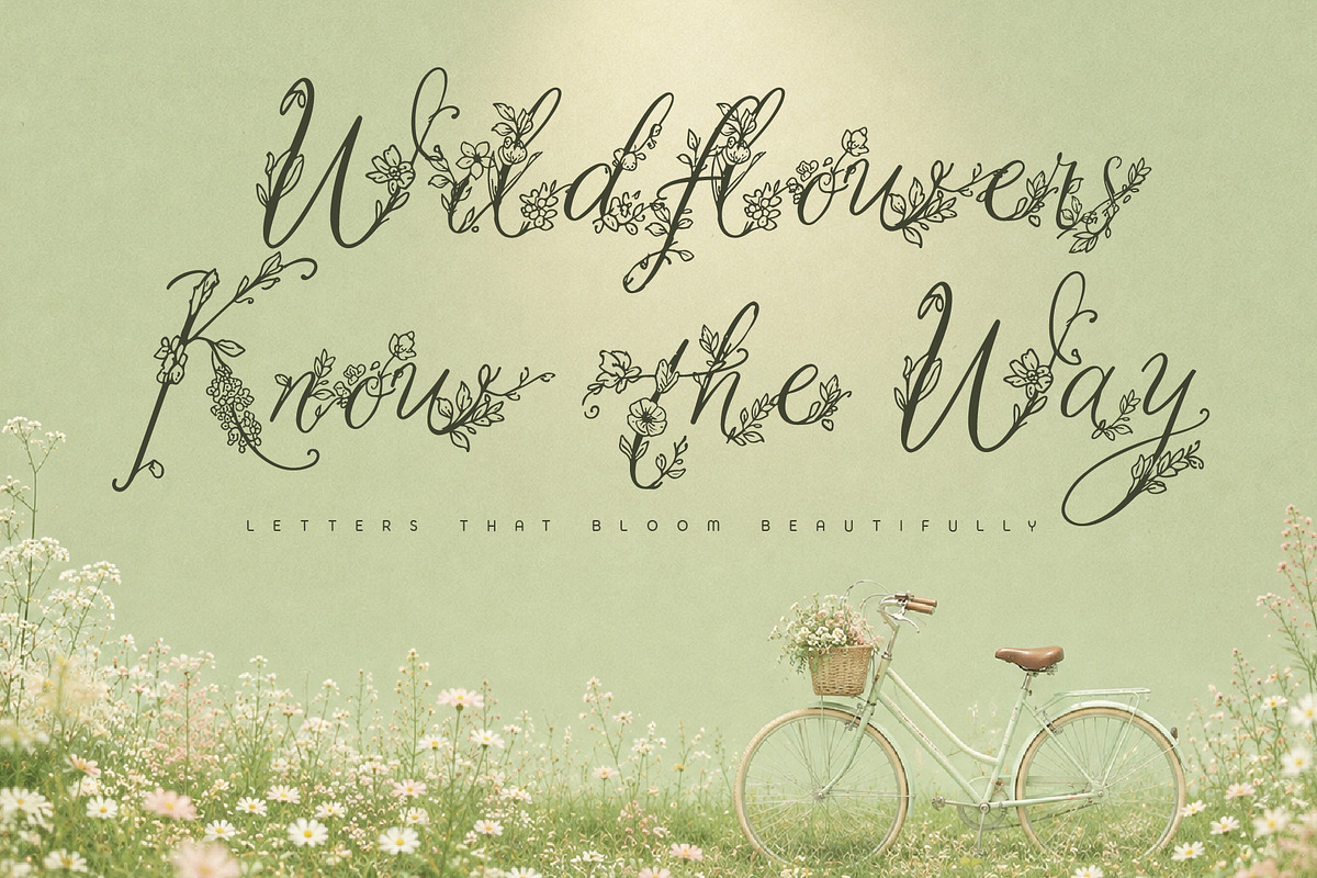 MiRohlWay - Floral Elegant Script, a Script Font by HypeWorksCo (Photo 16 of 20)