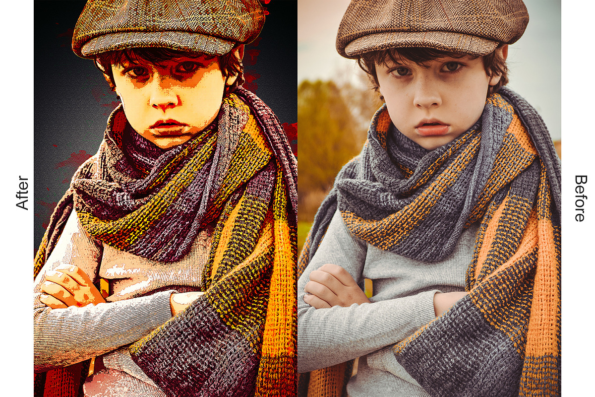 Quick Comic Photoshop Action, an Action Add-On by Presets Pond (Photo 4 of 10)